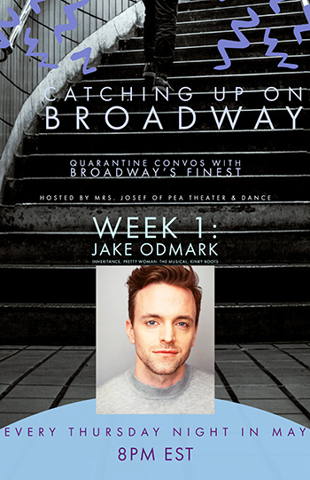 Catching up on Broadway poster with Jake Odmark