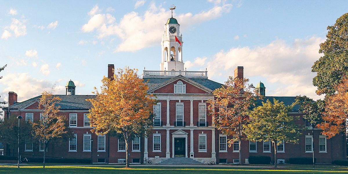 The Academy Building on campus at Phillips Exeter Academy