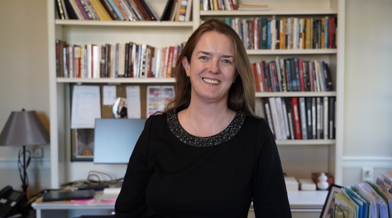 Eimer Page standing in her office 