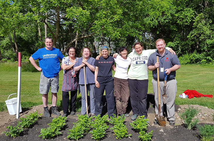 ​Melinda Leonard and Heidi Brousseau Garden