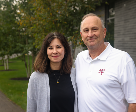 image for Teri and Duane Silvestri: Serving Exeter with pride