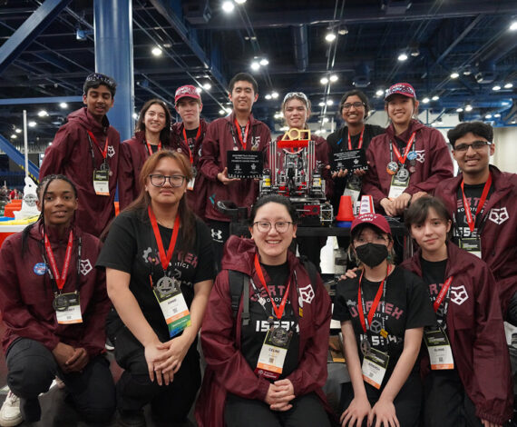 image for Robotics team racks up wins at Worlds