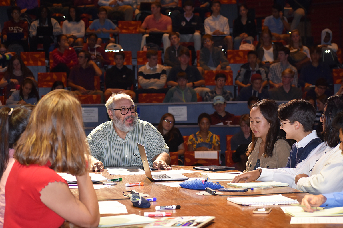 Math with an audience Phillips Exeter Academy