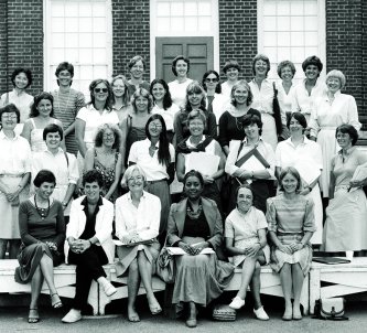 Women faculty of Phillips Exeter Academy in 1983.