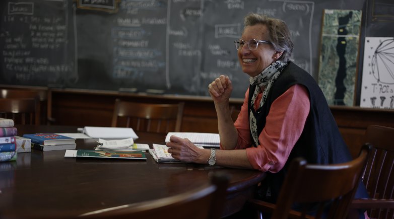 Becky Moore in her classroom