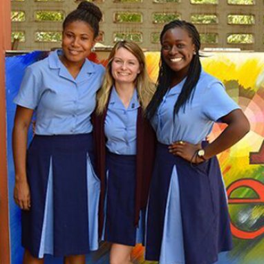 Exeter students in Ghana