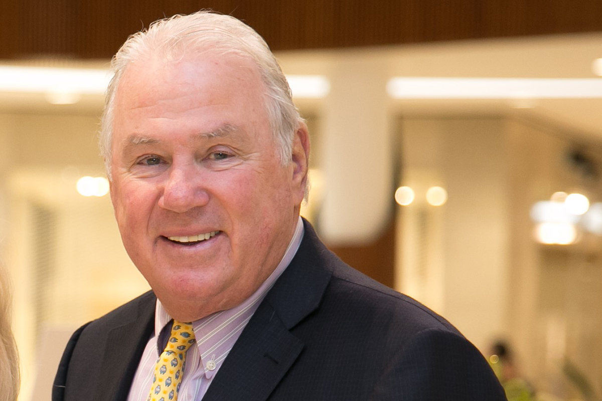 Joe O'Donnell wearing a suit and tie.