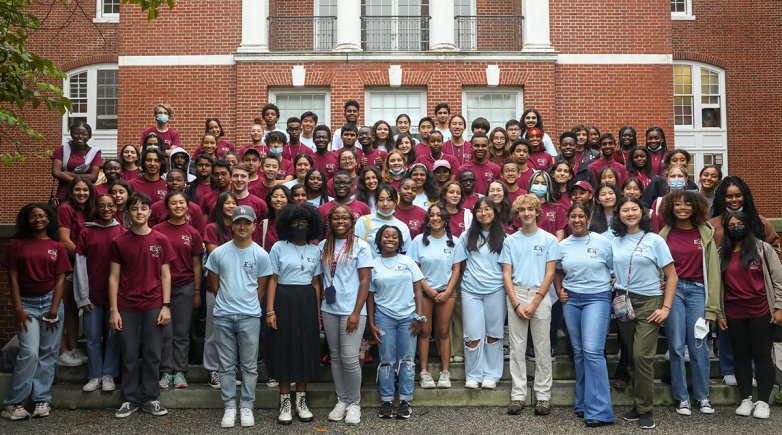 E3 participants and leaders pose for a photo