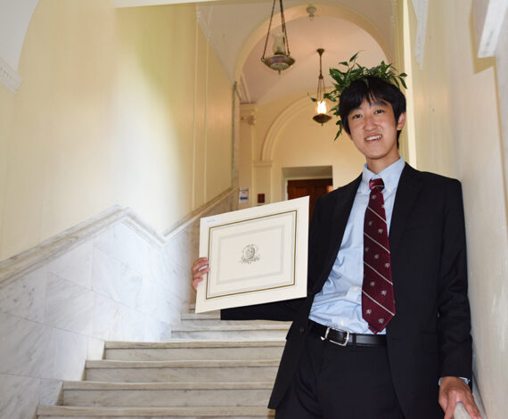 image for Kevin Cong '22 wins gold at International Math Olympiad